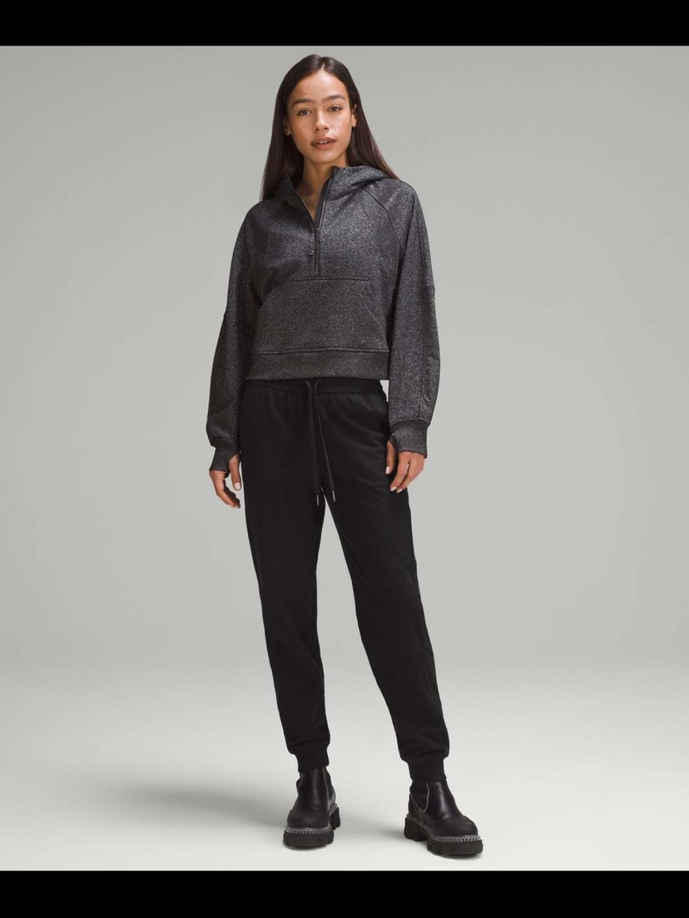 Lululemon Scuba Oversized Half-Zip Hoodie ✨ Sparkle
